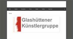Desktop Screenshot of kuenstlergruppe-glashuetten.de
